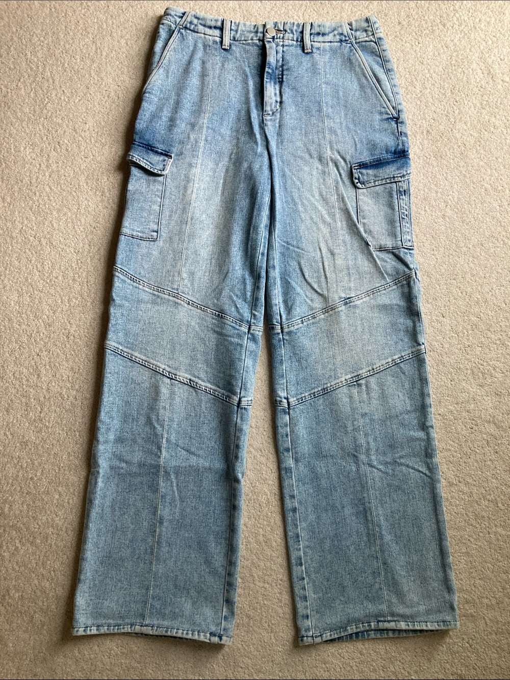 L’AGENCE Brooklyn high rise utility wide-leg jeans